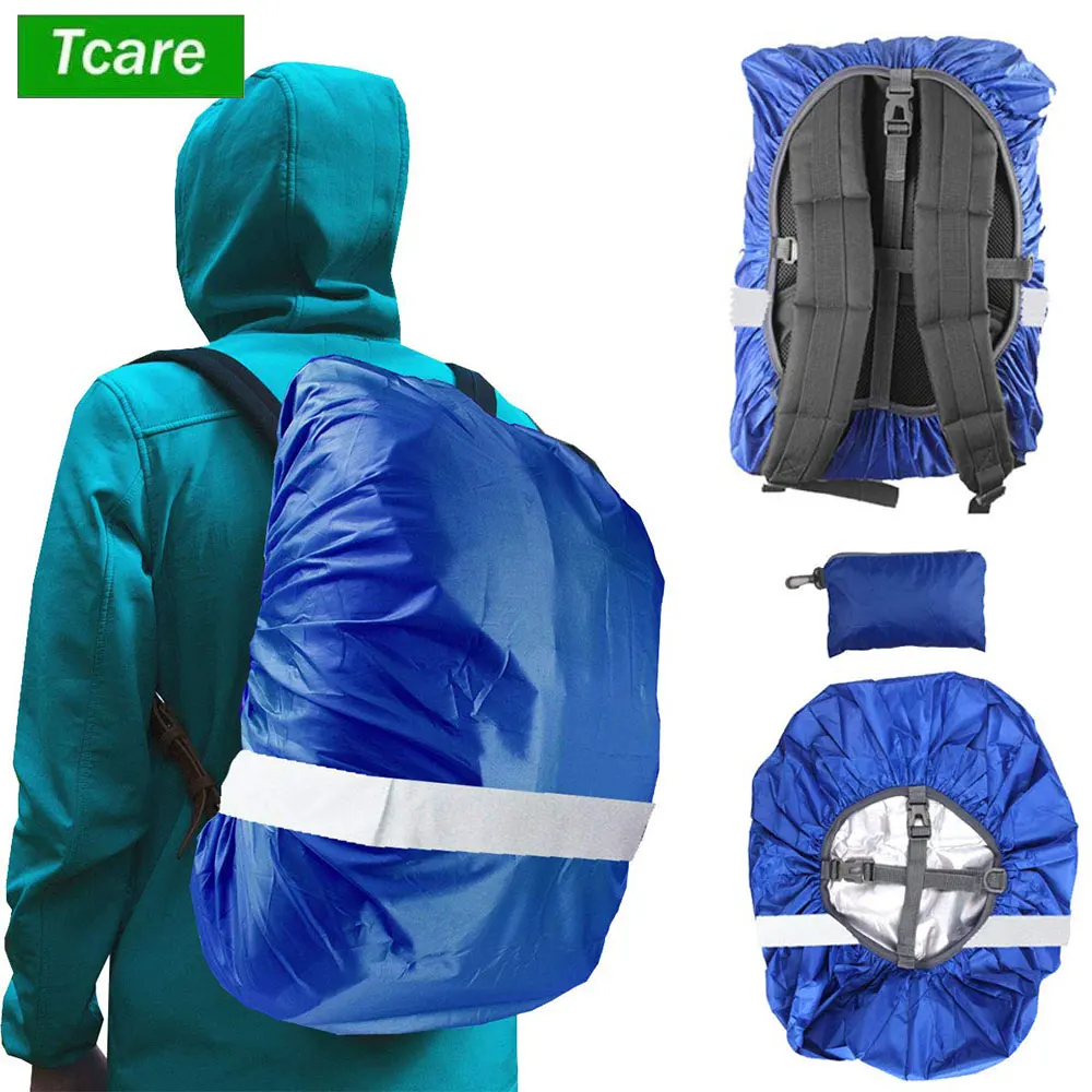 Rain Cover Backpack - Waterproof Backpack Rain Cover Reflective Strap,