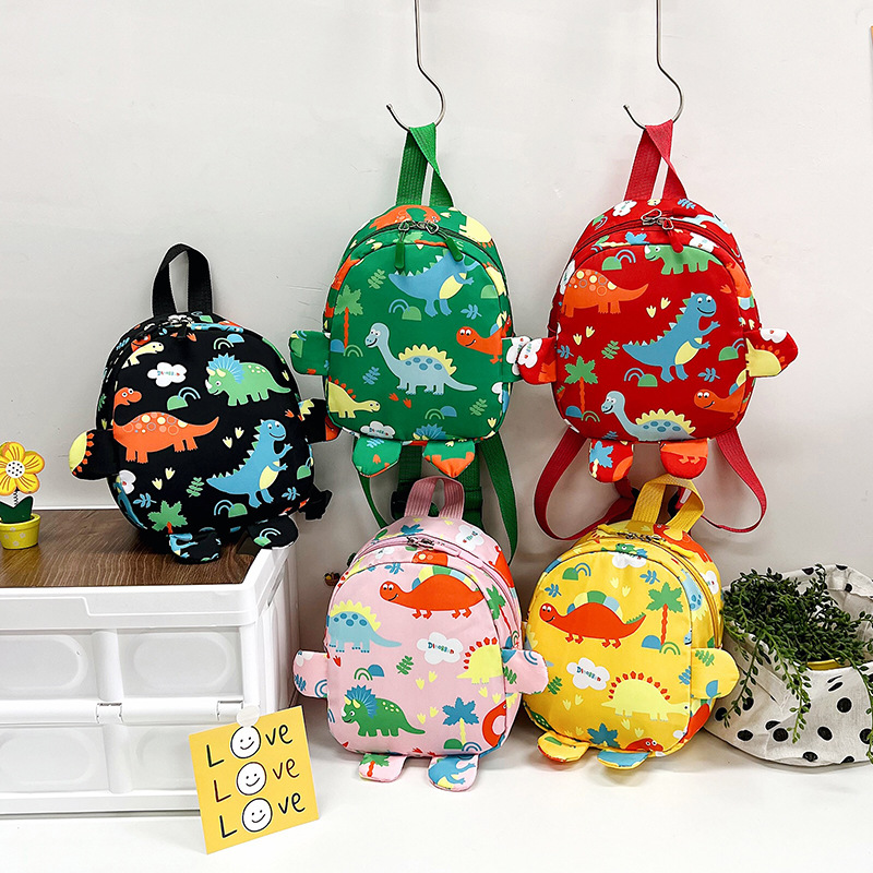 Cute Children Bag Cartoon Dino - Travel Backpack Anti Theft 评论和价格