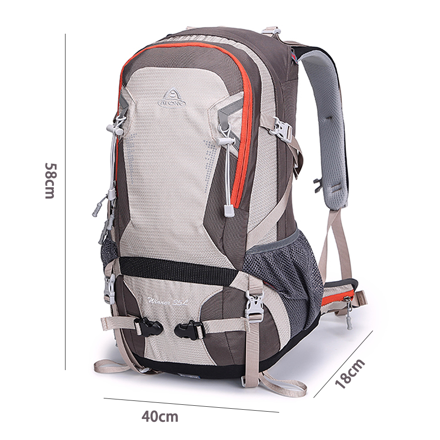 35L Outdoor Travel Hiking Back - Rain Cover Backpack 评论和价格