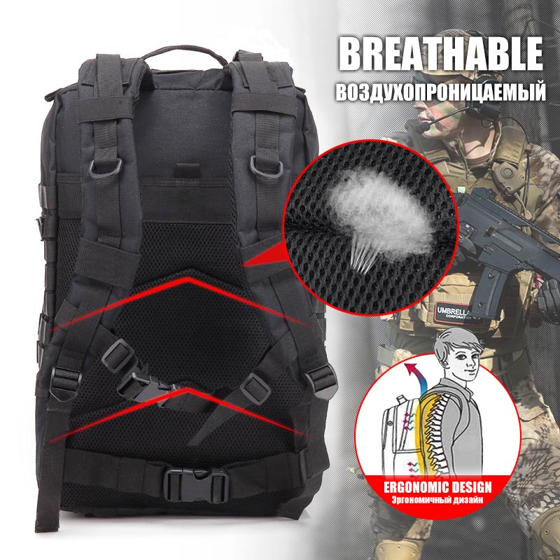 AA 60L Army Military Tactical  - Urban Backpack Tactical 评论和价格