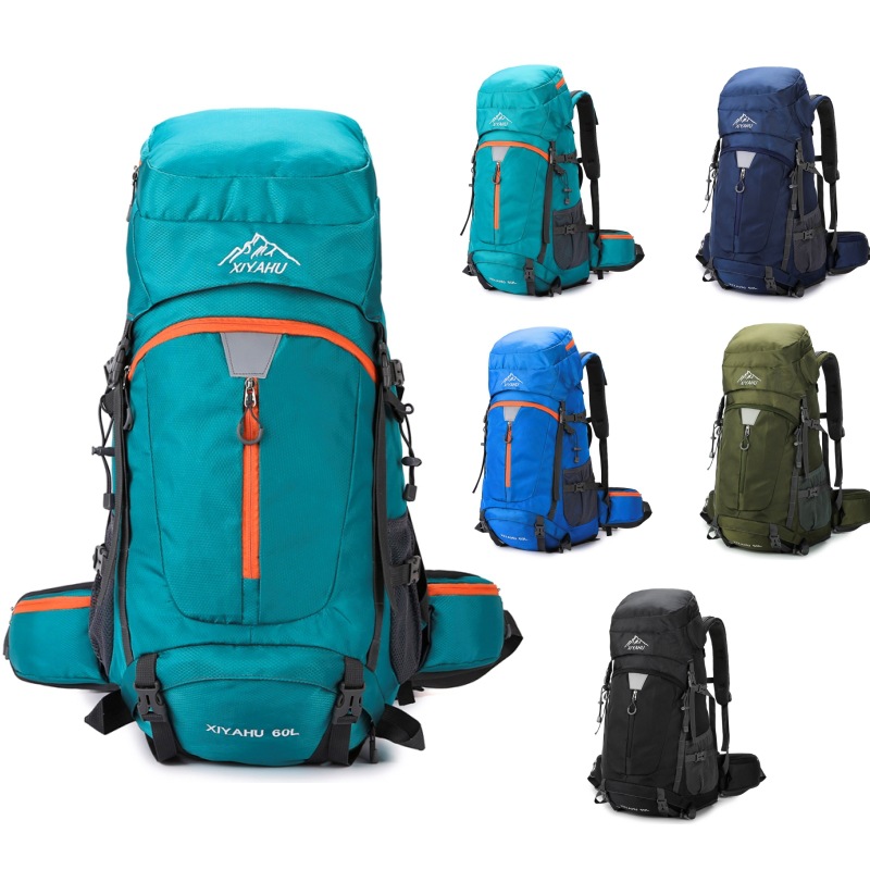 60L Camping Backpack Travel Ba - Rain Cover Backpack 评论和价格